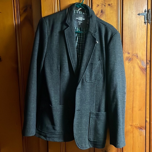 Dark grey tweed vintage blazer - Picture 1 of 4